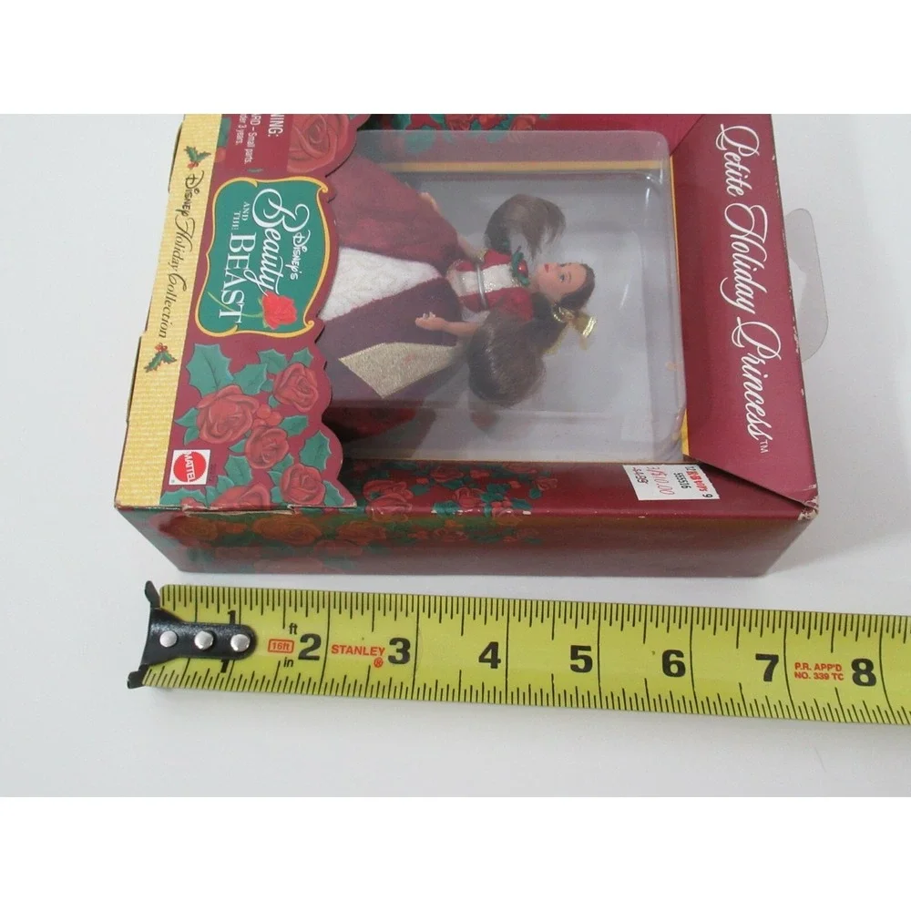 Mattel Disney Holiday Doll Beauty And The Beast‎ Belle Petite Princess Ornament